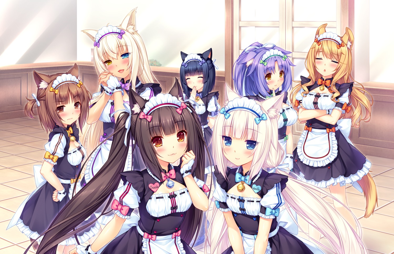 Sayori Nekopara Azuki Chocola Cinnamon Nekopara Coconut Maple Nekopara Minazuki Shigure 